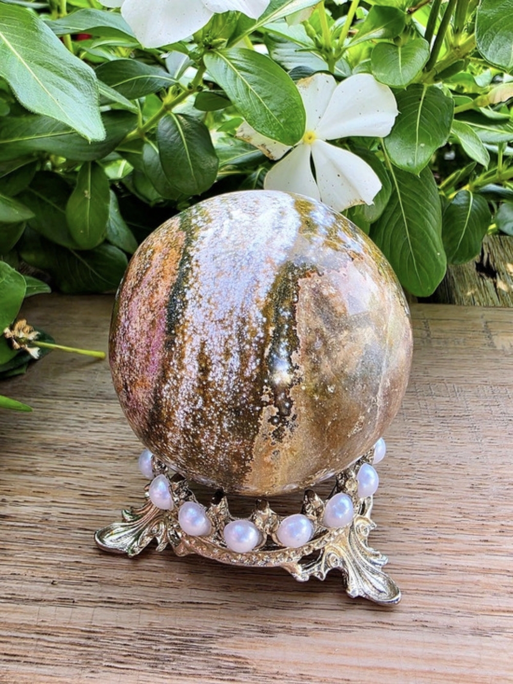 Ocean Jasper Crystal sphere 59mm
